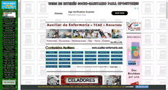 Desktop Screenshot of oposiciones-sanidad.com