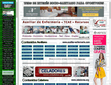 Tablet Screenshot of oposiciones-sanidad.com
